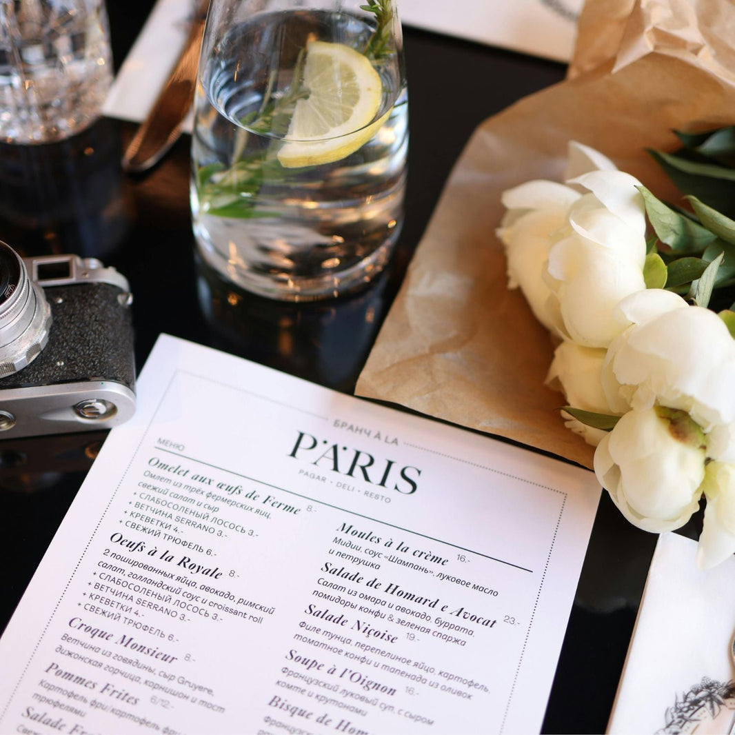 Traduction de carte de restaurant