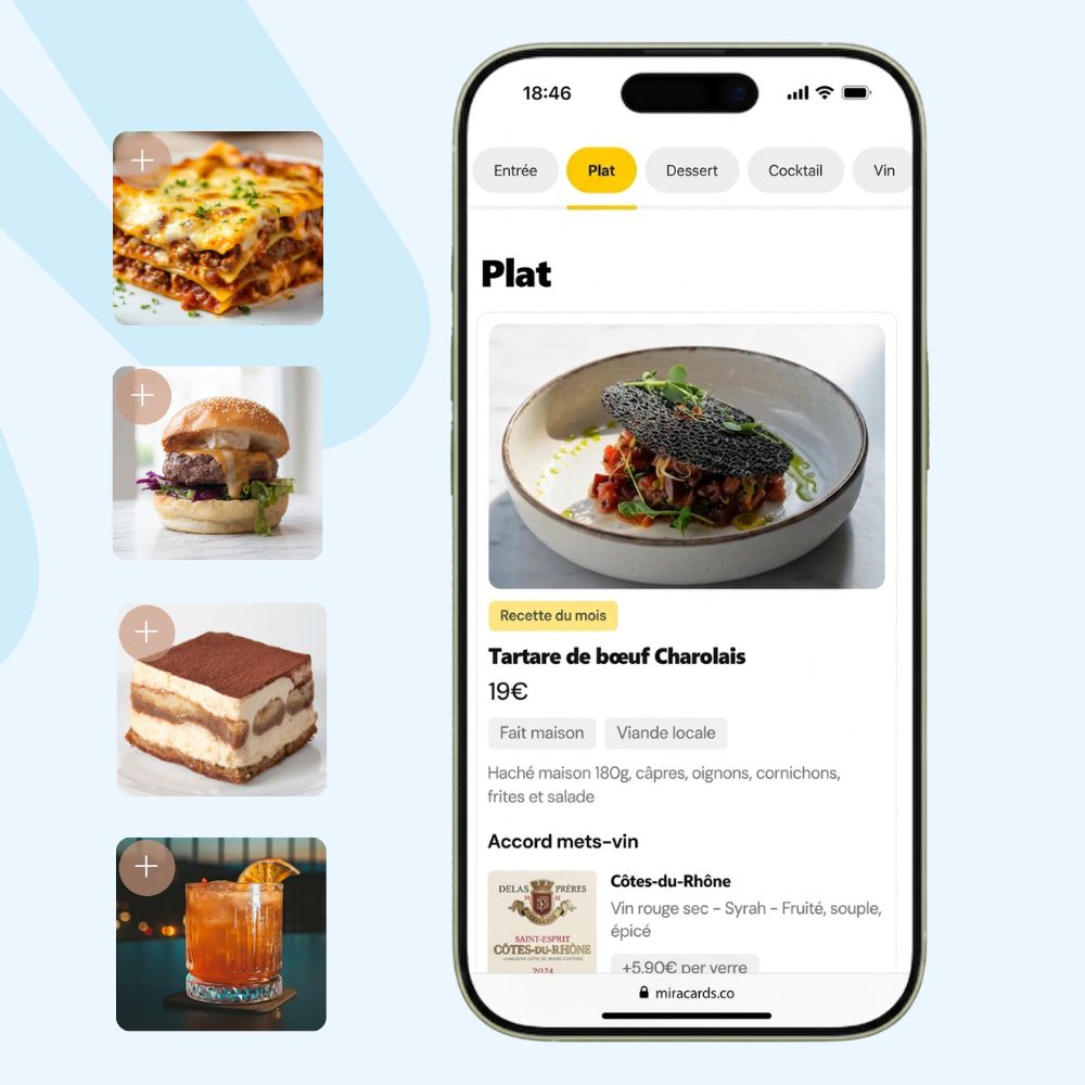 carte digitale food truck