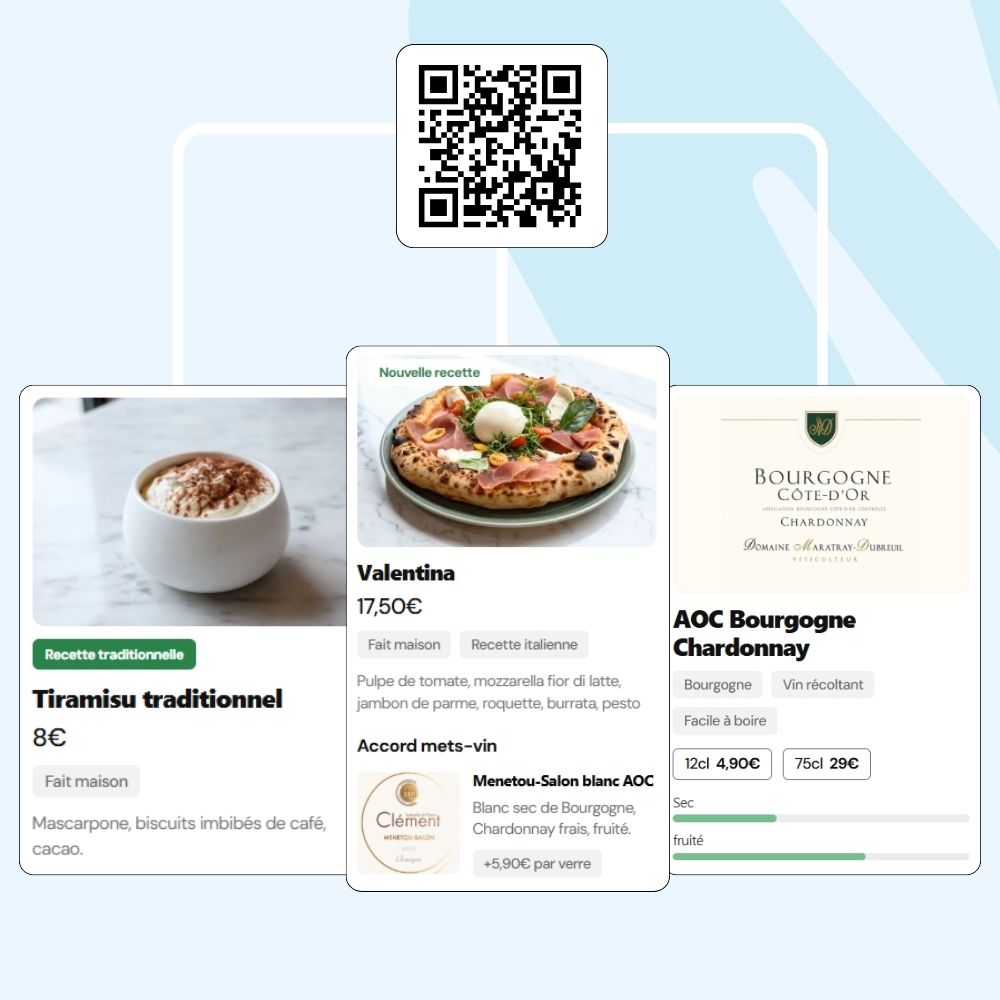 carte digitale pizzeria