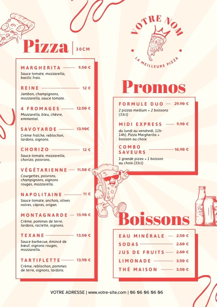 exemple menu pour restaurant italien (3)